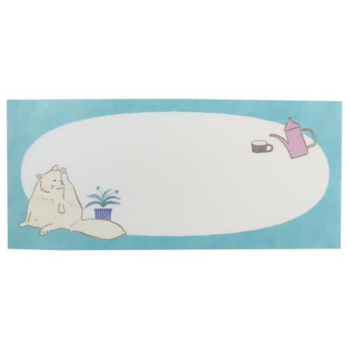 便箋 ネコの推し仕草一筆箋 毛繕いするしぐさ ヒサゴ 文具