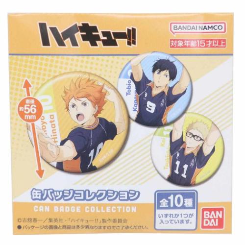 完売品！ 映画　ハイキュー　 キャラバッジコレクションB 全10種 コンプリート 缶バッジコレクション(54mm)「ハイキュー!!」10/コンプリートBOX