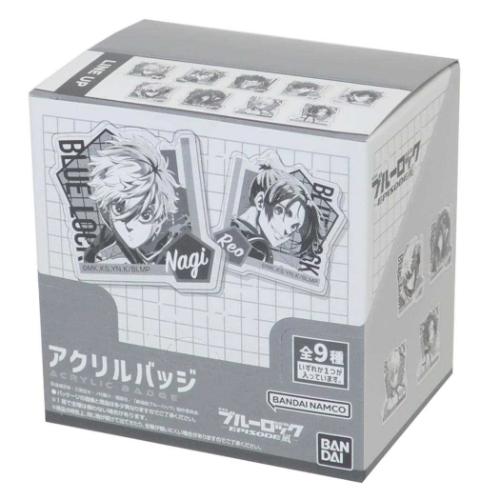 アクリルバッジ 全9種 10個入セット ブルーロック ピンバッジ 少年