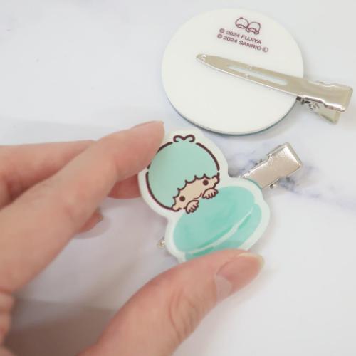 リトルツインスターズ キャラクター ヘアアクセ ヘアクリップ 2個