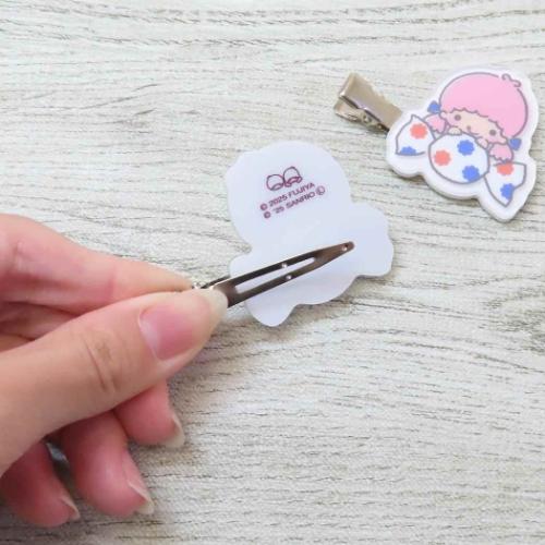 PEKOxサンリオキャラクターズ ヘアアクセ ヘアクリップVol.2 リトルツインスターズ サンリオ バンダイ