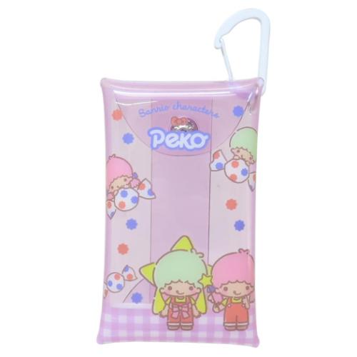 Yahoo! Yahoo!ショッピング(ヤフー ショッピング)PEKOxサンリオキャラクターズ マルチクリアケースSサイズ サンリオ ミニポーチ キャラクター リトルツインスターズ