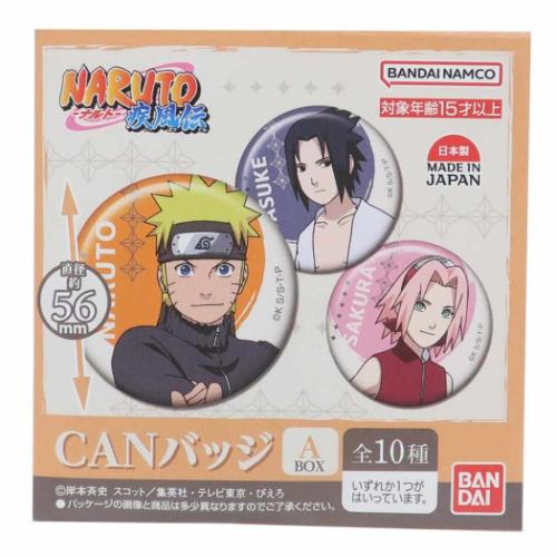 缶バッジ CANバッジ 全10種 NARUTO疾風伝 少年ジャンプ A BOX