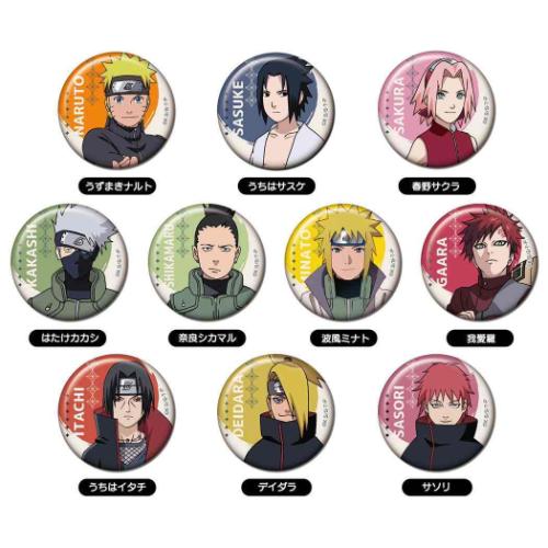 缶バッジ CANバッジ 全10種 NARUTO疾風伝 少年ジャンプ A BOX