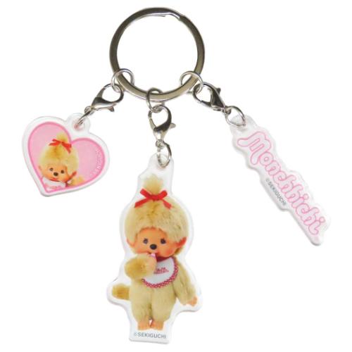 モンチッチ 3連アクリルキーホルダー キーリング キャラクター