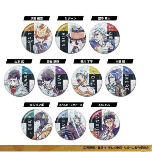 家庭教師ヒットマンREBORN 50周年展　ジャンプ展 缶バッジ　集合 家庭教師ヒットマンREBORN!リボーン】SHONEN JUMP SHOP 上海