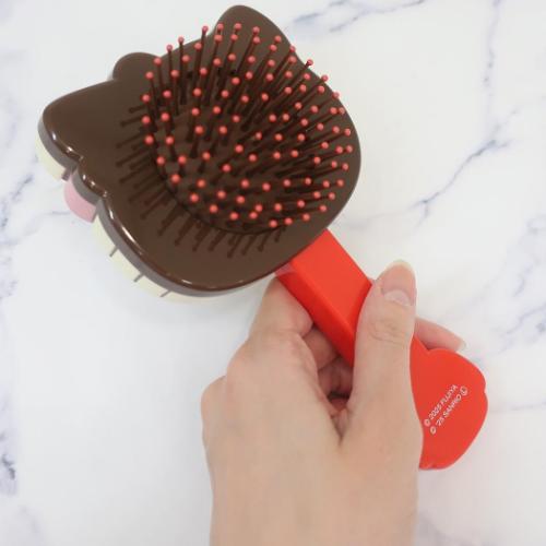 ハローキティ グッズ ヘアブラシ サンリオ キャラクター ダイカット