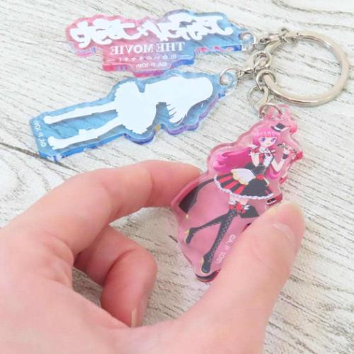 3連アクリルキーホルダー アイカツ！xプリパラ THE MOVIE 出会いの
