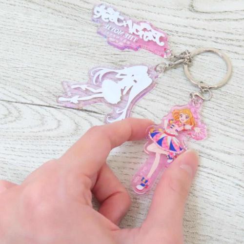 3連アクリルキーホルダー アイカツ！xプリパラ THE MOVIE 出会いの