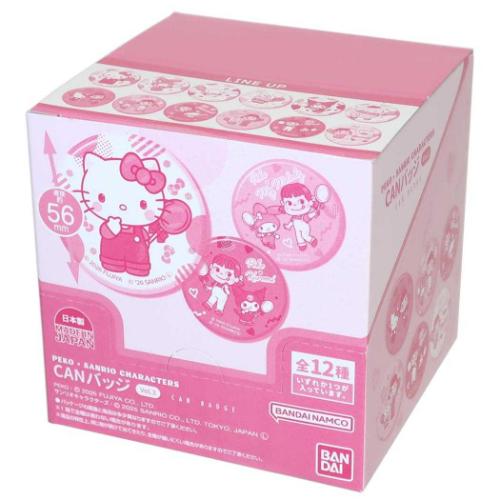 缶バッジ PEKOxサンリオ CANバッジ Vol.3 全12種12個入セット サンリオ