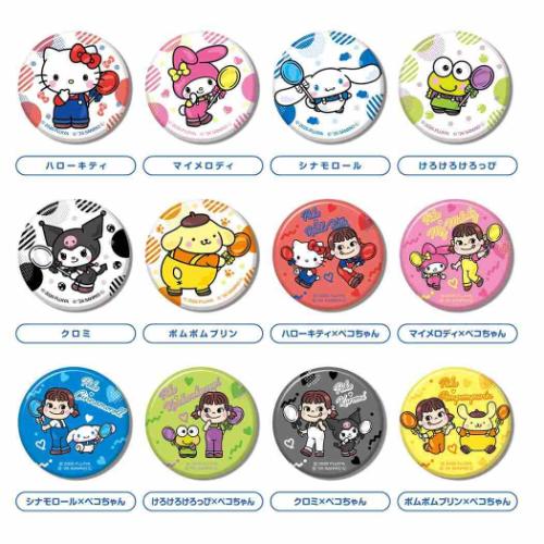 缶バッジ PEKOxサンリオ CANバッジ Vol.3 全12種12個入セット サンリオ