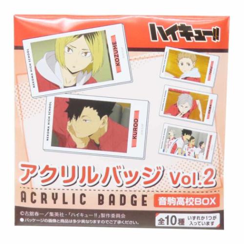 ハイキュー グッズ 缶バッジ アニメキャラクター アクリルバッジvol2 