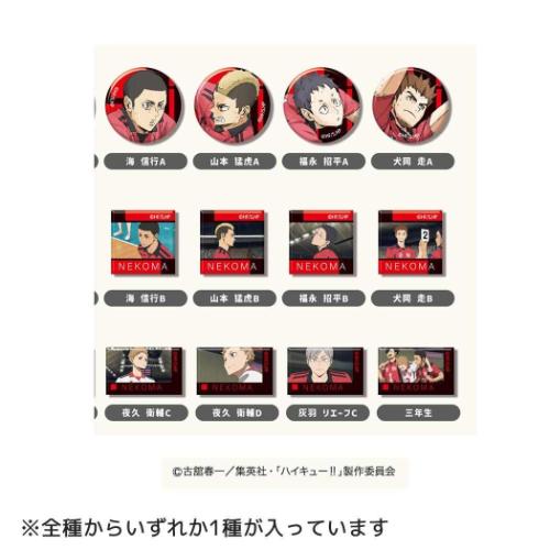 あれこれぷちCANバッジ Vol.5 全24種の内どれか1個 缶バッジ 音駒高校