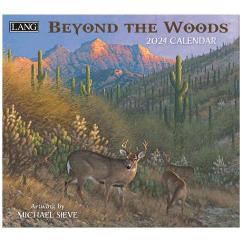 2024 Calendar LANG ラング 壁掛けカレンダー2024年 Michael Sieve Beyond The Woods カントリー