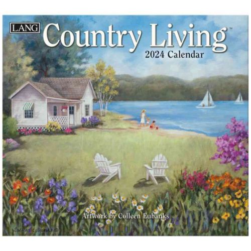2024 Calendar LANG ラング 壁掛けカレンダー2024年 Colleen Eubanks Country Living カントリー 風景