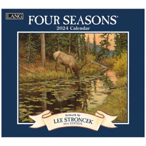 2024 Calendar LANG ラング 壁掛けカレンダー2024年 Four Seasons Lee Stroncek