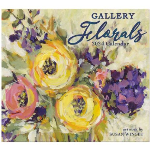2024 Calendar LANG ラング 壁掛けカレンダー2024年 Susan Winget Gallery Florals