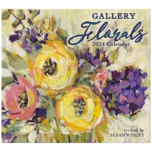 2024 Calendar LANG ラング 壁掛けカレンダー2024年 Susan Winget Gallery Florals