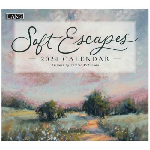 2024 Calendar LANG ラング 壁掛けカレンダー2024年 Soft Escapes Valerie McKeehan