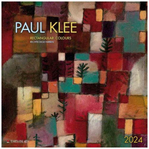 壁掛けカレンダー2024年 TUSHITA 2024 Calendar Paul Klee - Rectangular Colours｜cinemacollection