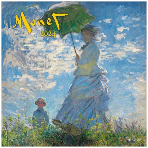 2024 Calendar TUSHITA 壁掛けカレンダー2024年 Claude Monet