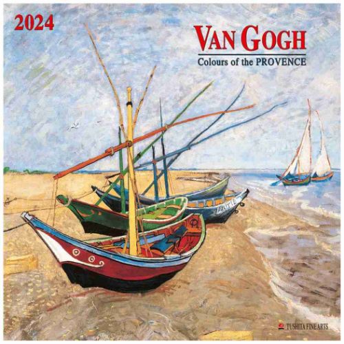 2024 Calendar TUSHITA 壁掛けカレンダー2024年 Vincent van Gogh - Colours of the Provence｜cinemacollection