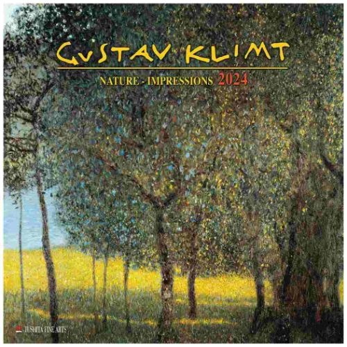 2024 Calendar TUSHITA 壁掛けカレンダー2024年 Gustav Klimt - Nature