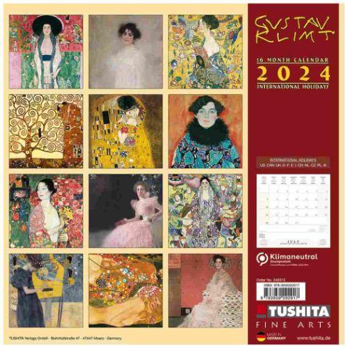2024 Calendar TUSHITA 壁掛けカレンダー2024年 Gustav Klimt -Women｜cinemacollection｜10