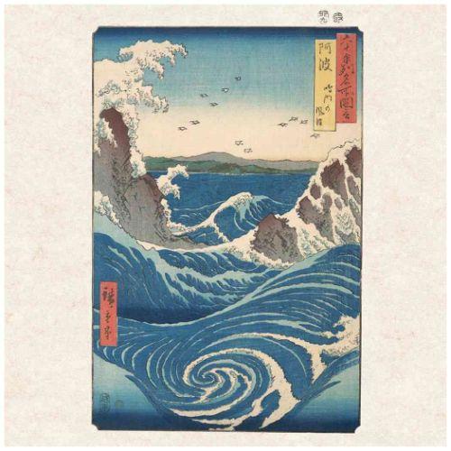 2024 Calendar TUSHITA 壁掛けカレンダー2024年 Hiroshige - Japanese Woodblock Printing｜cinemacollection｜06