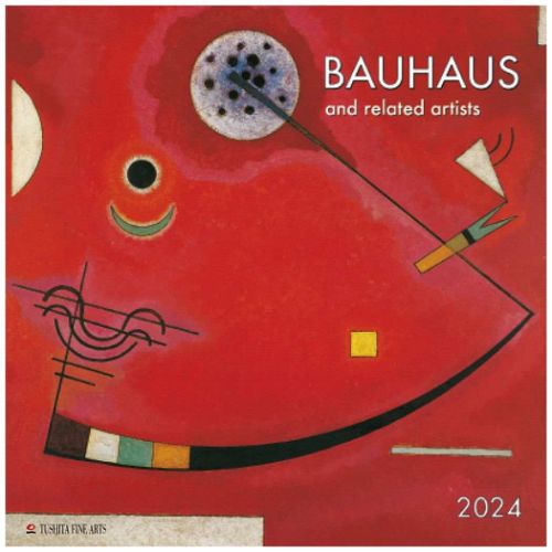 壁掛けカレンダー2024年 TUSHITA 2024 Calendar Bauhaus