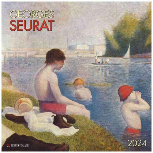 壁掛けカレンダー2024年 TUSHITA 2024 Calendar Georges Seurat｜cinemacollection