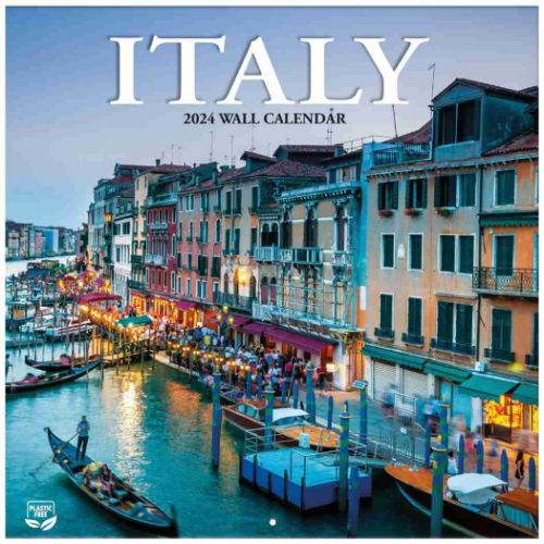 壁掛けカレンダー2024年 TURNER 2024 Calendar Italy