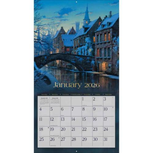 50％OFF】壁掛けカレンダー2026年 LANG ラング 2026 Calendar Evgeny