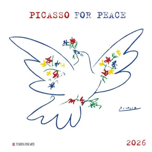 2026 Calendar TUSHITA 壁掛けカレンダー2026年 Picasso - For Peace アート 名画 インテリア