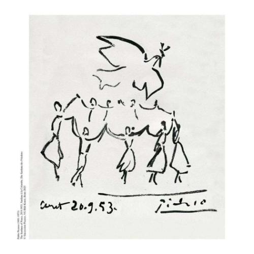 2026 Calendar TUSHITA 壁掛けカレンダー2026年 Picasso - For Peace アート 名画 インテリア