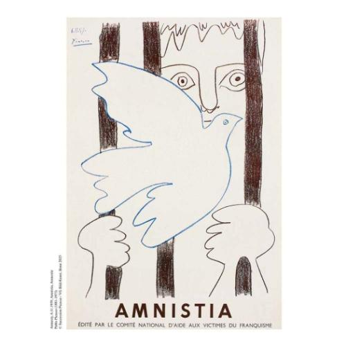 2026 Calendar TUSHITA 壁掛けカレンダー2026年 Picasso - For Peace アート 名画 インテリア