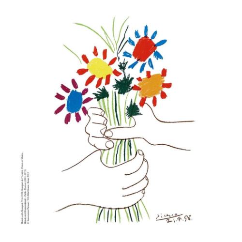 2026 Calendar TUSHITA 壁掛けカレンダー2026年 Picasso - For Peace アート 名画 インテリア