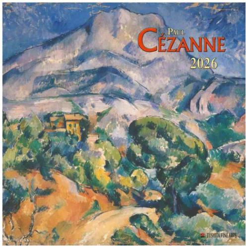壁掛けカレンダー2026年 2026 Calendar TUSHITA Paul Cezanne