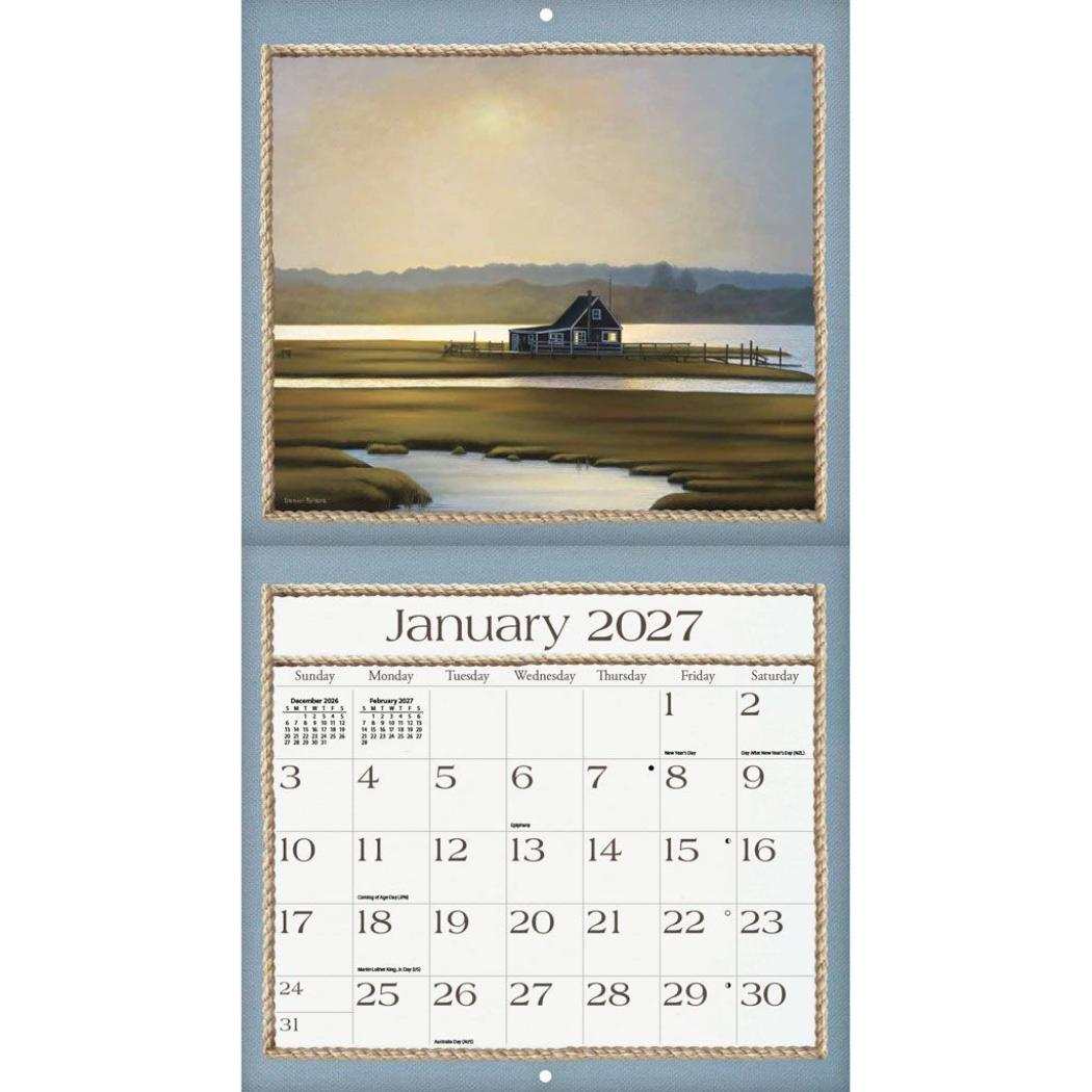 壁掛けカレンダー2027年 LANG ラング 2027 Calendar Daniel Pollera