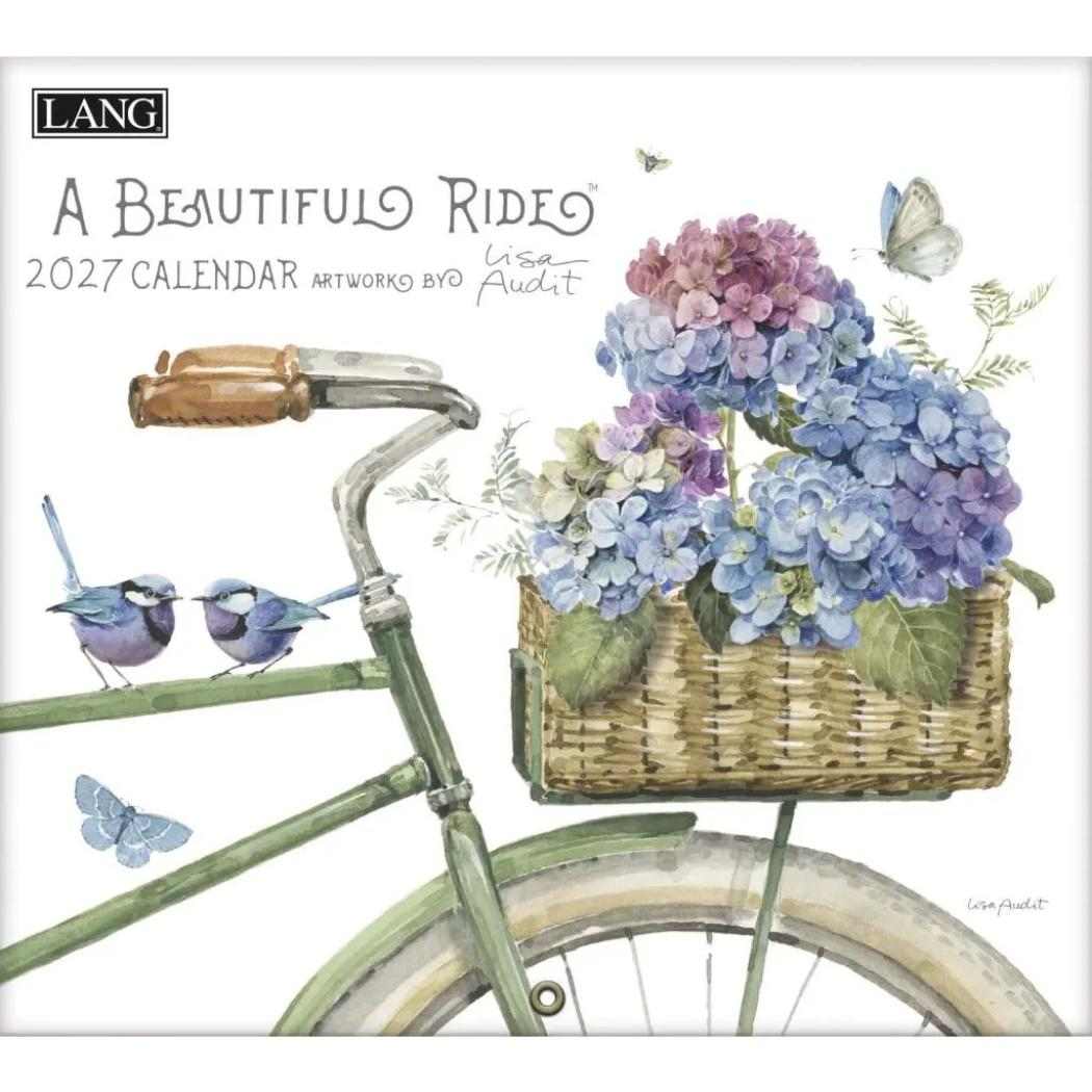 2027 Calendar LANG ラング 壁掛けカレンダー2027年 A Beautiful Ride Lisa Audit ハートアートコレクション