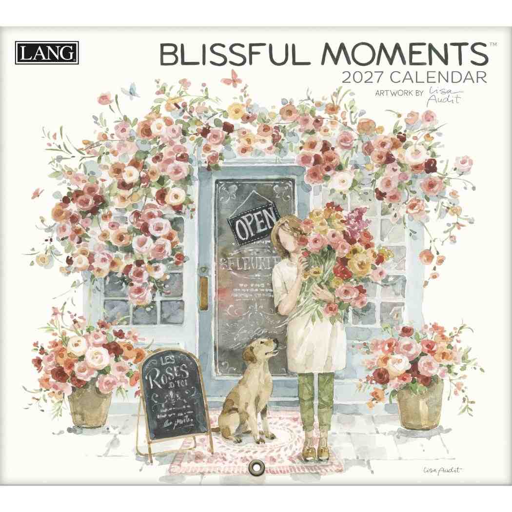 2027 Calendar LANG ラング 壁掛けカレンダー2027年 Blissful Moments