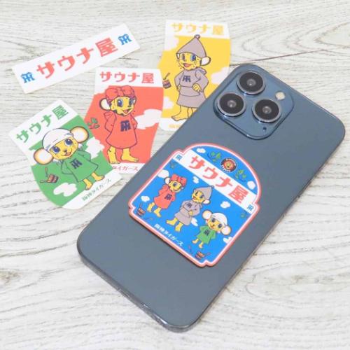 ダイカットシール サウナ屋 ステッカー5枚セット 阪神タイガース