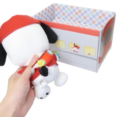 ポチャッコ グッズ プラッシュドール キャラクター 新幹線BOX付