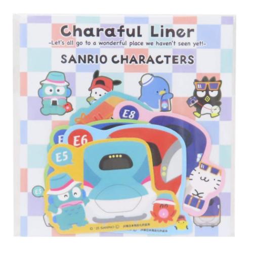 ダイカットシール サンリオキャラクターズ 新幹線ステッカーセット 5枚