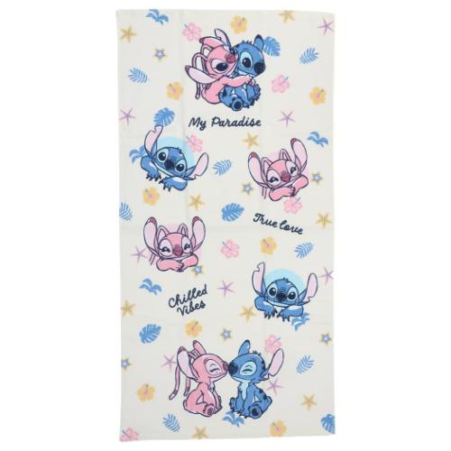 【新品未使用】ディズニー スティッチ ワイドバスタオル STITCH - スティッチ 大判バスタオル タオルケット ディズニーの