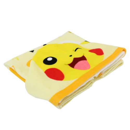 Pokemon 変身タオルポンチョ フード付きコンパクトバスタオル