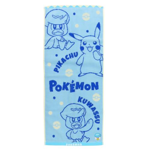 フェイスタオル ジャガードロングタオル ポケモン ポケットモンスター