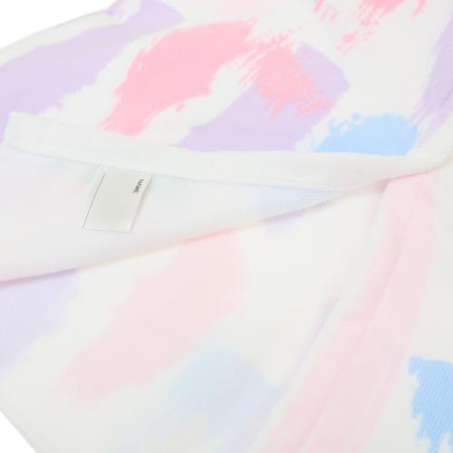 ラップタオル マイクロファイバー巻きタオルL寸 80cm丈巻き巻きタオル ピンキッシュペイント 林タオル 海プール 着替えタオル