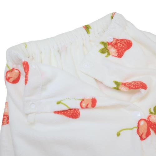 ラップタオル マイクロファイバー巻きタオルM寸 60cm丈巻き巻きタオル チェリーストロベリー 林タオル