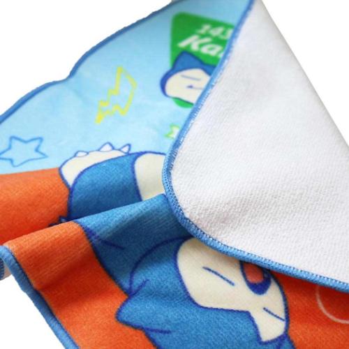 ポケットモンスター ポケモン キャラクター ミニタオル インクジェットプリントプチタオル カラフル カビゴン 林タオル